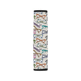 Sun Glasses Pattern Print Design 01 Car Seat Belt Cover