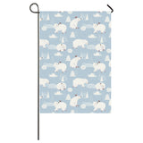 Cute polar bears Christmas decoration pattern House Flag Garden Flag