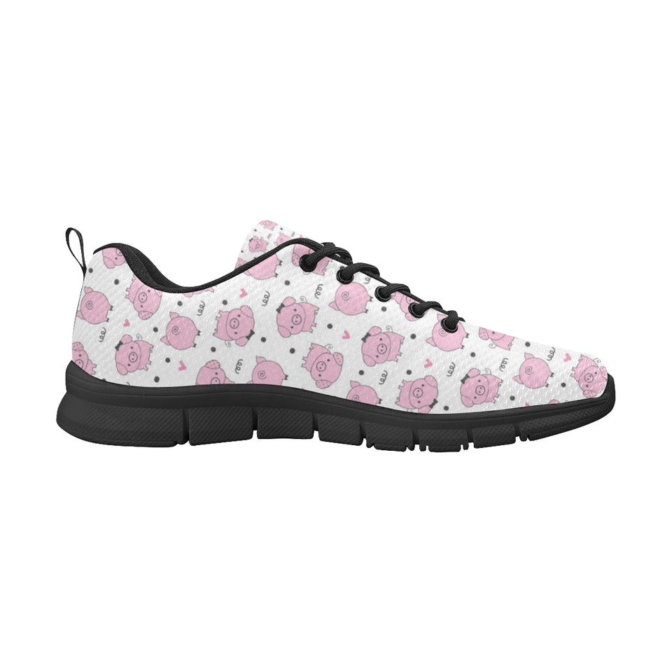 Pig Pattern Print Design 03 Men's Breathable Sneakers ( Model 055)