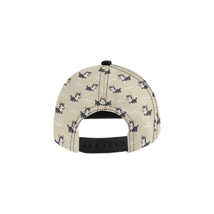 Cute Siberian Husky All Over Print Snapback Cap