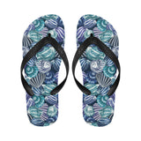 Shell design pattern Unisex Flip Flops