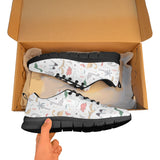 Cute cartoon dinosaurs tree pattern Men's Sneaker Shoes