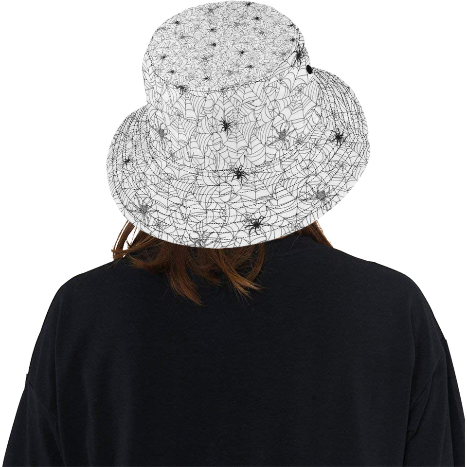 Spider web cobweb pattern Unisex Bucket Hat