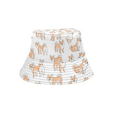 shiba inu dog pattern Unisex Bucket Hat