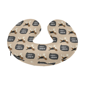 Beagle pattern U-Shaped Travel Neck Pillow