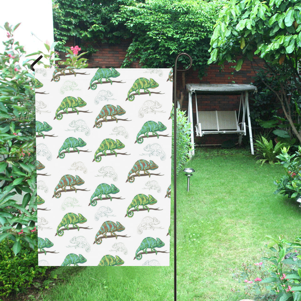 Chameleon lizard pattern House Flag Garden Flag