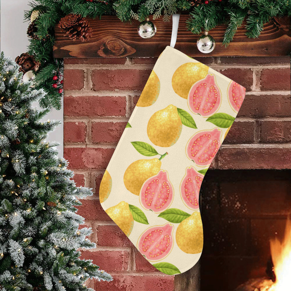 Beautiful guava pattern Christmas Stocking
