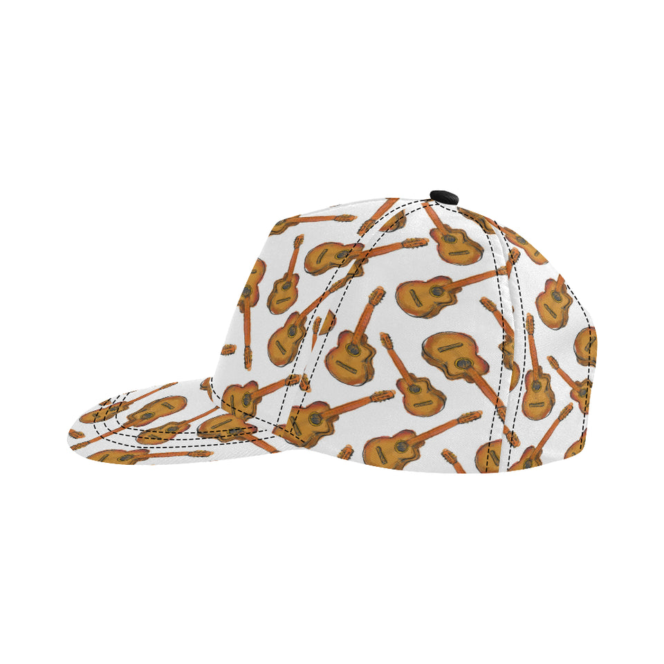 Paint Guitar Pattern All Over Print Snapback Cap