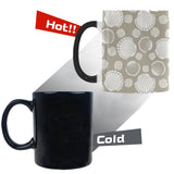 Scallop shell pattern Morphing Mug Heat Changing Mug
