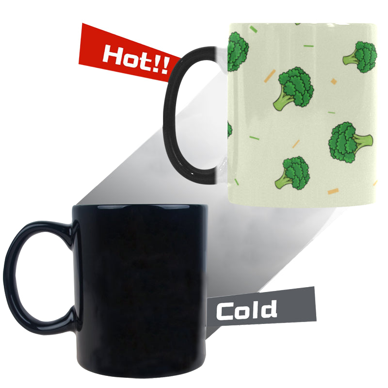 Broccoli pattern Morphing Mug Heat Changing Mug