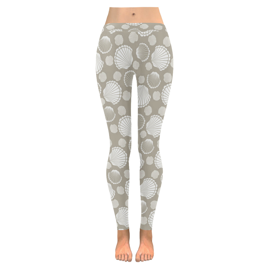 Scallop shell pattern Women's Legging Fulfilled In US