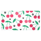 cherry pattern white background Tablecloth