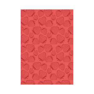 strawberry pattern red background House Flag Garden Flag