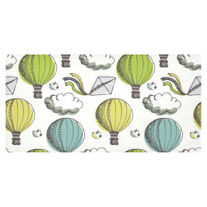 Hot Air Balloon Bird Cloud Pattern Tablecloth