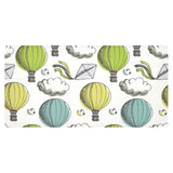 Hot Air Balloon Bird Cloud Pattern Tablecloth