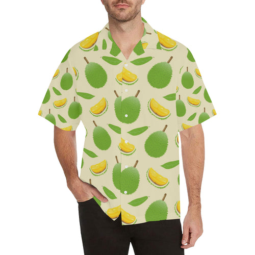 Durian pattern Men's All Over Print Hawaiian Shirt