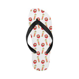 Daruma japanese wooden doll Unisex Flip Flops