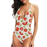 Tomato pattern Women's One-Piece Swimsuit