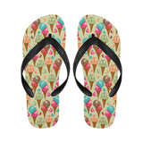 Colorful ice cream pattern Unisex Flip Flops