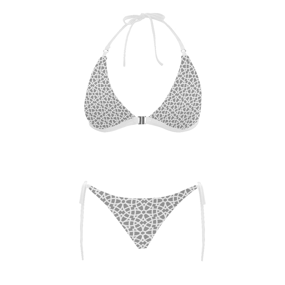 arabic gray pattern Sexy Bikinis Two-Piece Swimsuits