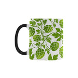 Hop design pattern Morphing Mug Heat Changing Mug