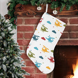 Colorful helicopter pattern Christmas Stocking