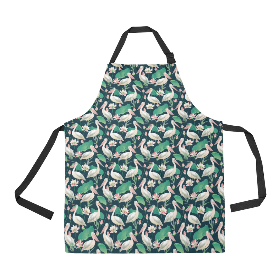 Pelican Pattern Print Design 03 All Over Print Adjustable Apron