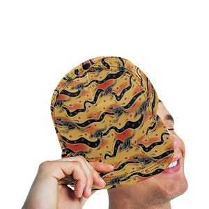 Kangaroo Australian aboriginal art pattern All Over Print Snapback Cap