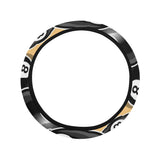 Billiard Ball Pattern Print Design 04 Car Steering Wheel Cover