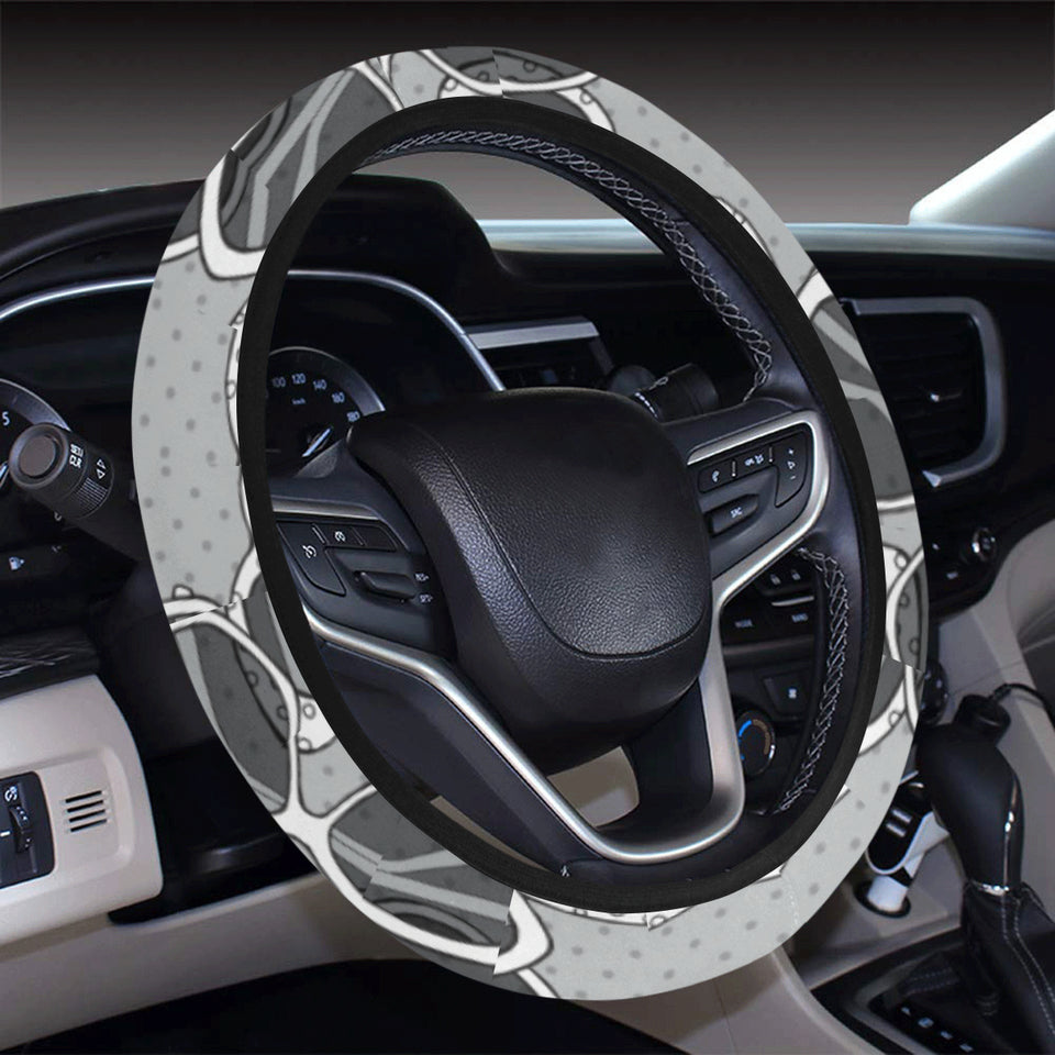 Sun Glasses Pattern Print Design 04 Car Steering Wheel Cover