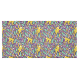 Cute yellow monkey leaves pattern Tablecloth