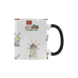 windmill design pattern Morphing Mug Heat Changing Mug