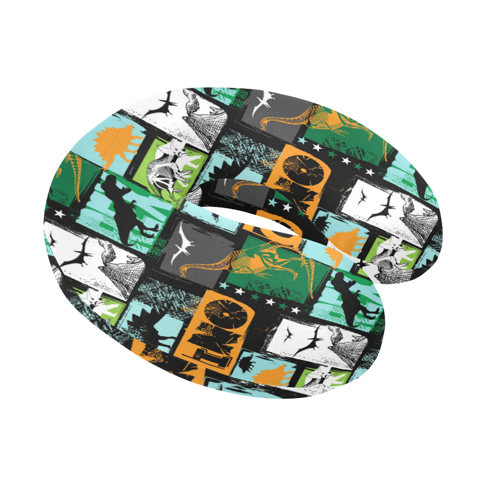 dinosaurs print pattern U-Shaped Travel Neck Pillow