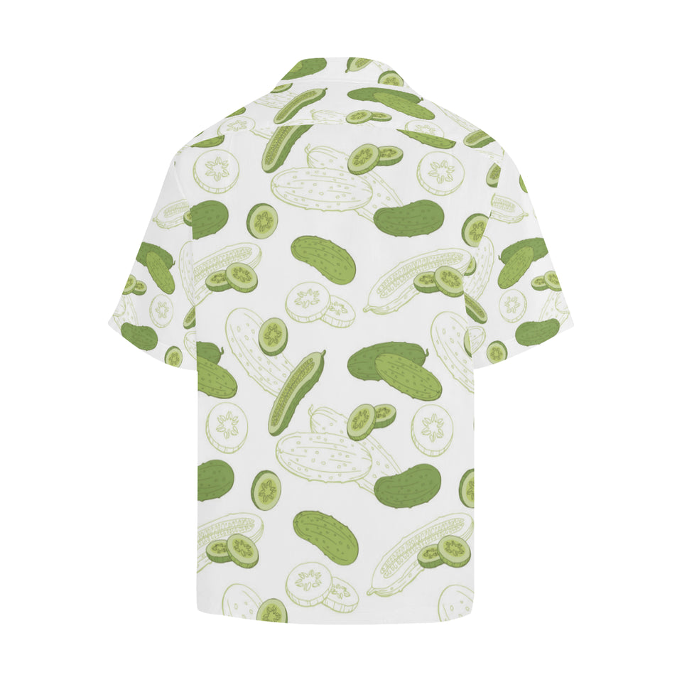 Cucumber sketch pattern Men's All Over Print Hawaiian Shirt