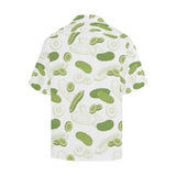 Cucumber sketch pattern Men's All Over Print Hawaiian Shirt