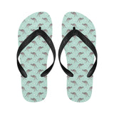 Kangaroo pattern background Unisex Flip Flops