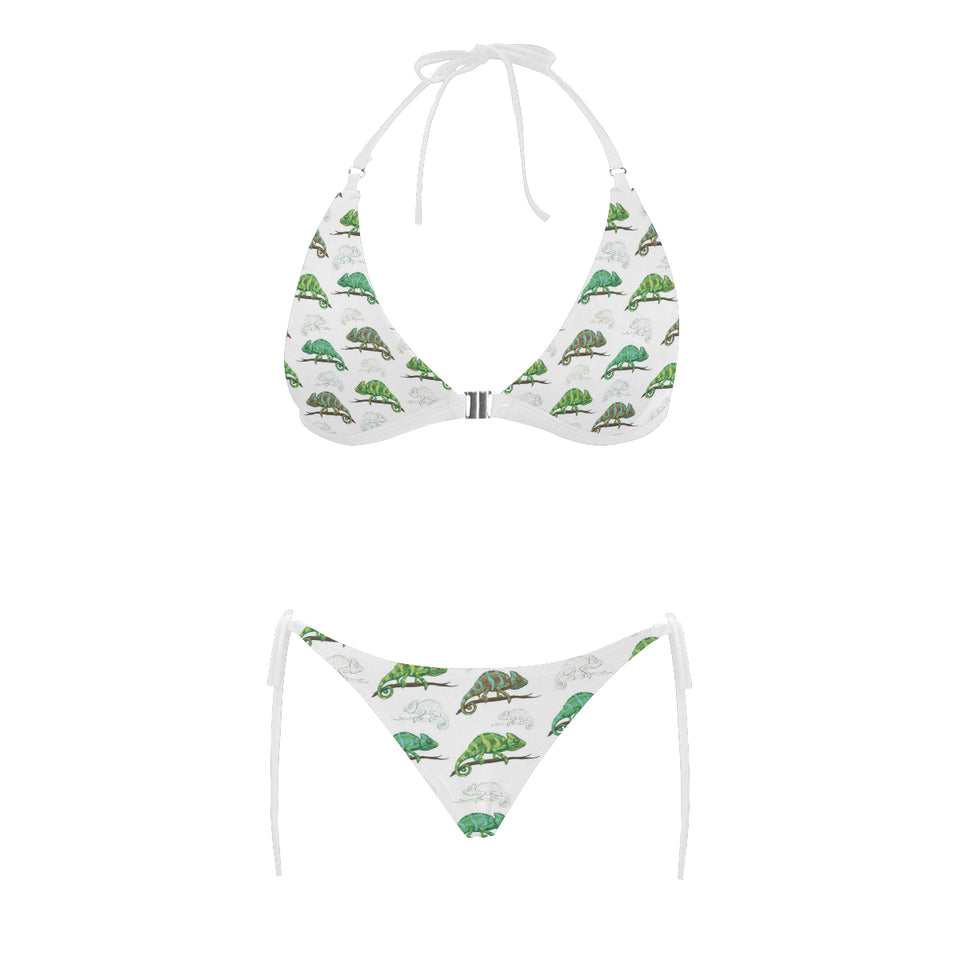 Chameleon lizard pattern Sexy Bikinis Two-Piece Swimsuits