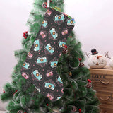 Camera Pattern Print Design 04 Christmas Stocking