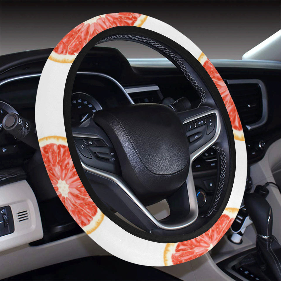 Grapefruit pattern Car Steering Wheel Cover