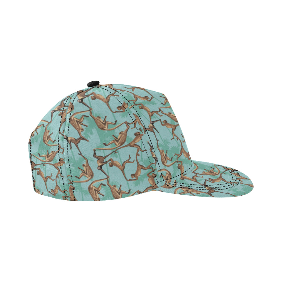 Monkey Palm tree background All Over Print Snapback Cap