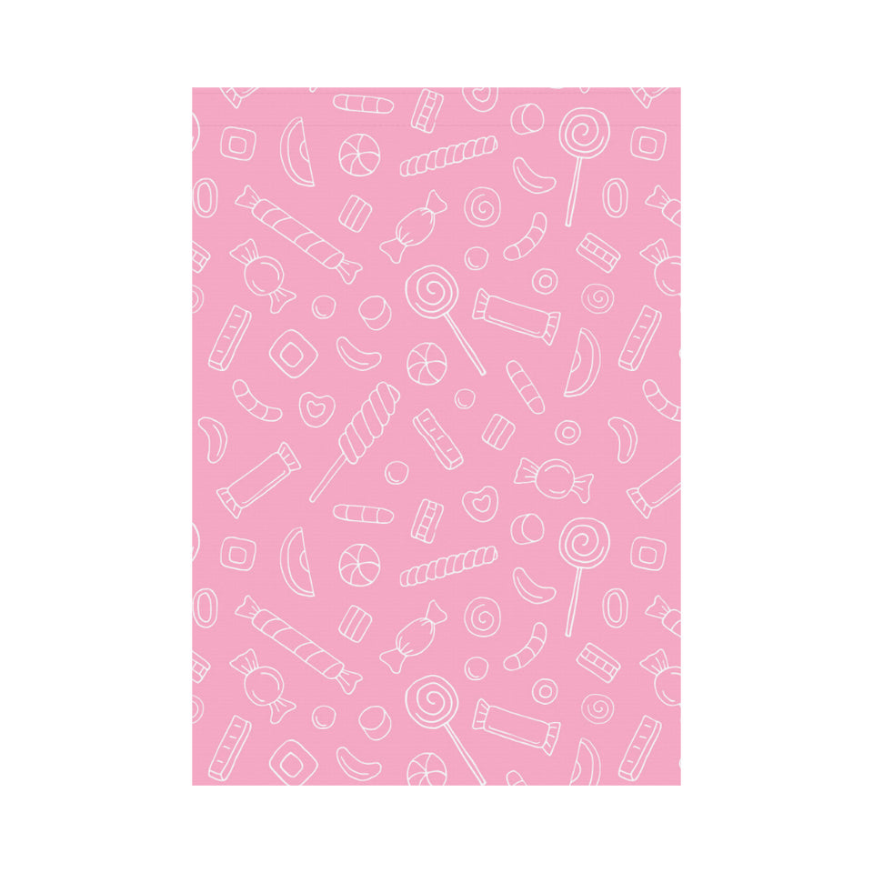 Sweet candy pink background House Flag Garden Flag