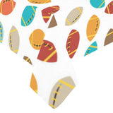 Colorful american football ball pattern Tablecloth