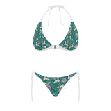 Koi Fish Carp Fish lotus pattern Sexy Bikinis Two-Piece Swimsuits