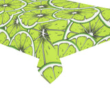 Slices of Lime design pattern Tablecloth
