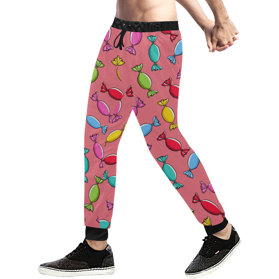 Colorful wrapped candy pattern Unisex Casual Sweatpants