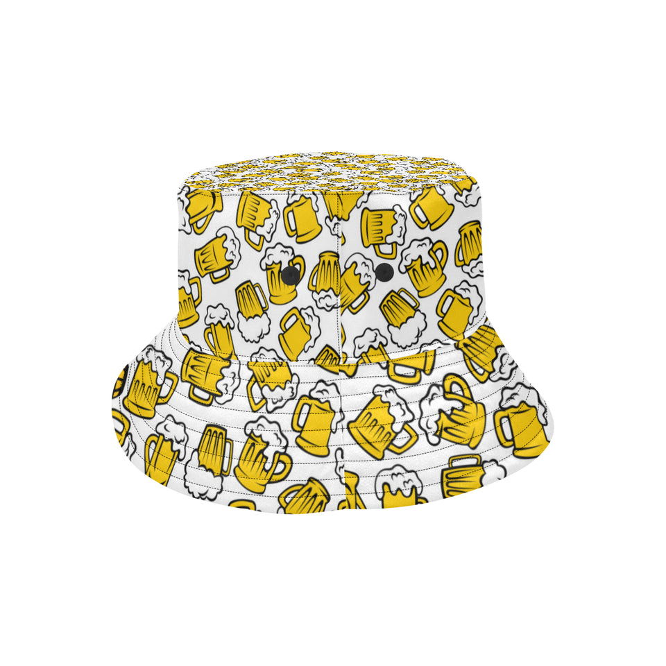 Beer design pattern Unisex Bucket Hat