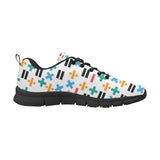 Math Pattern Print Design 05 Men's Breathable Sneakers ( Model 055)