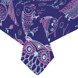 Cute owls pattern boho style ornament Tablecloth