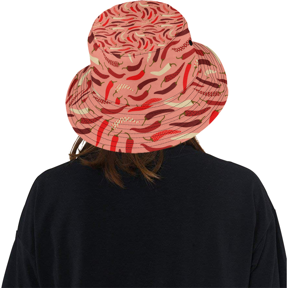 Beautiful Chili peppers pattern Unisex Bucket Hat