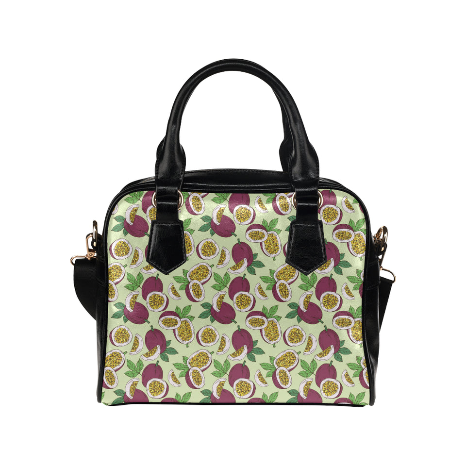 Paassion fruit pattern Shoulder Handbag